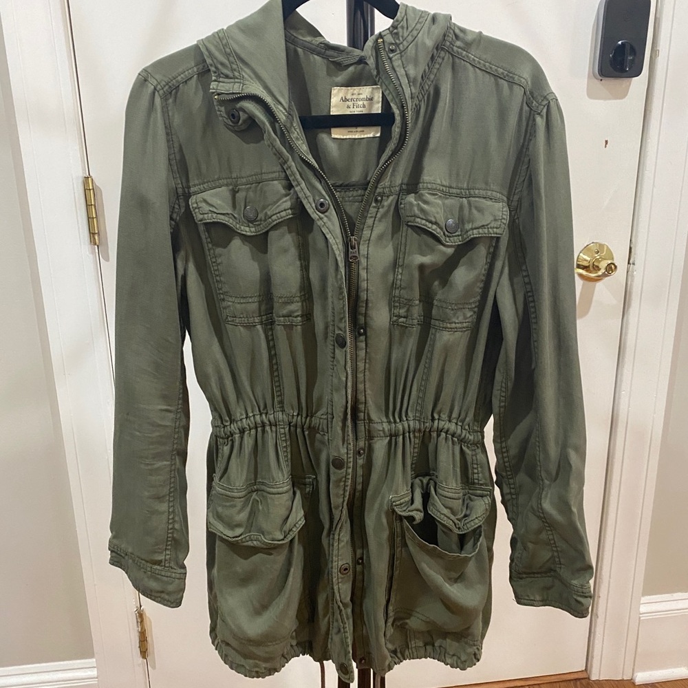 Abercrombie Green Utility Jacket